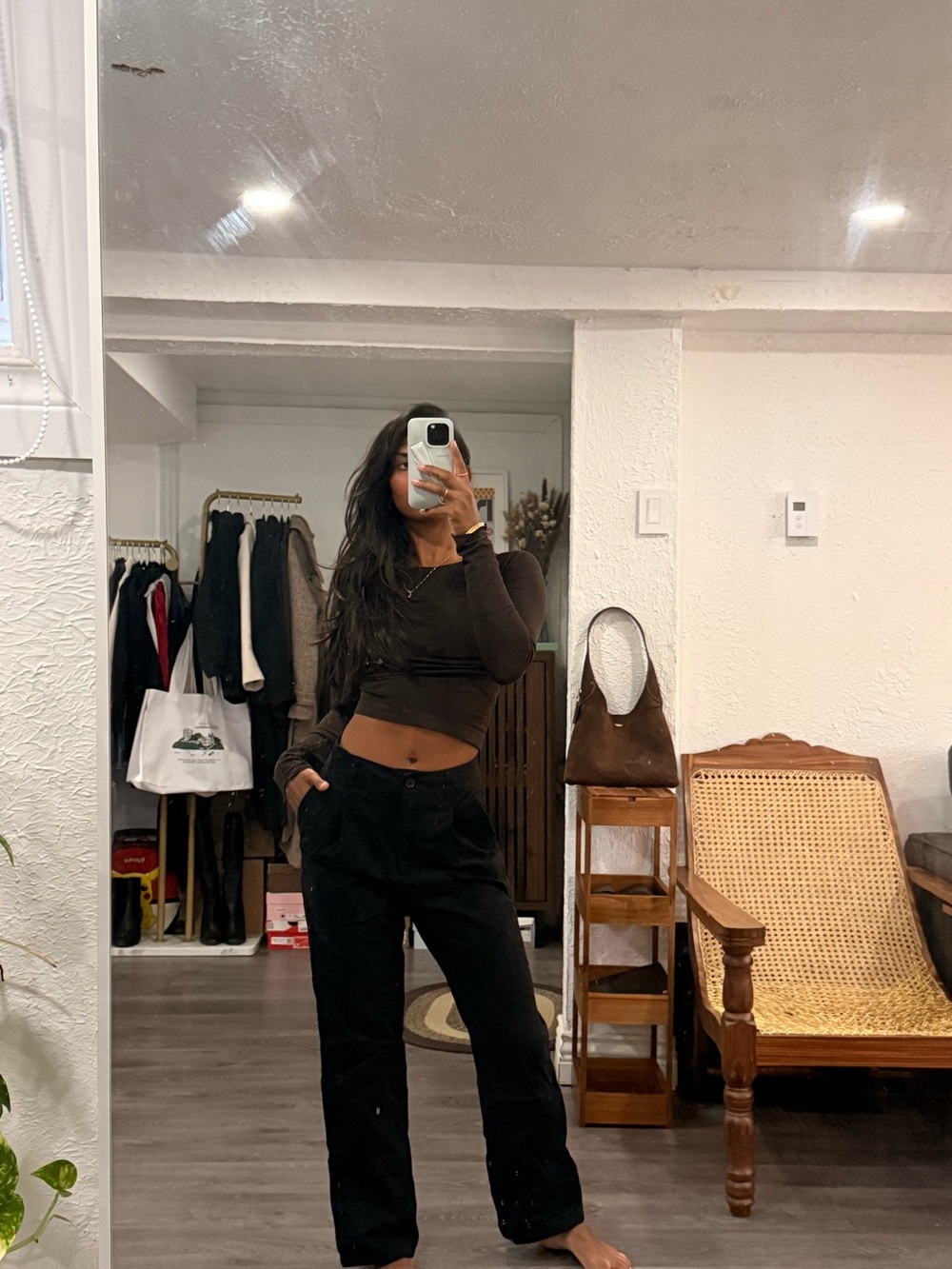 Wilfred Free Modern Utility Pant Women's Wide Leg Pants Black Size 0